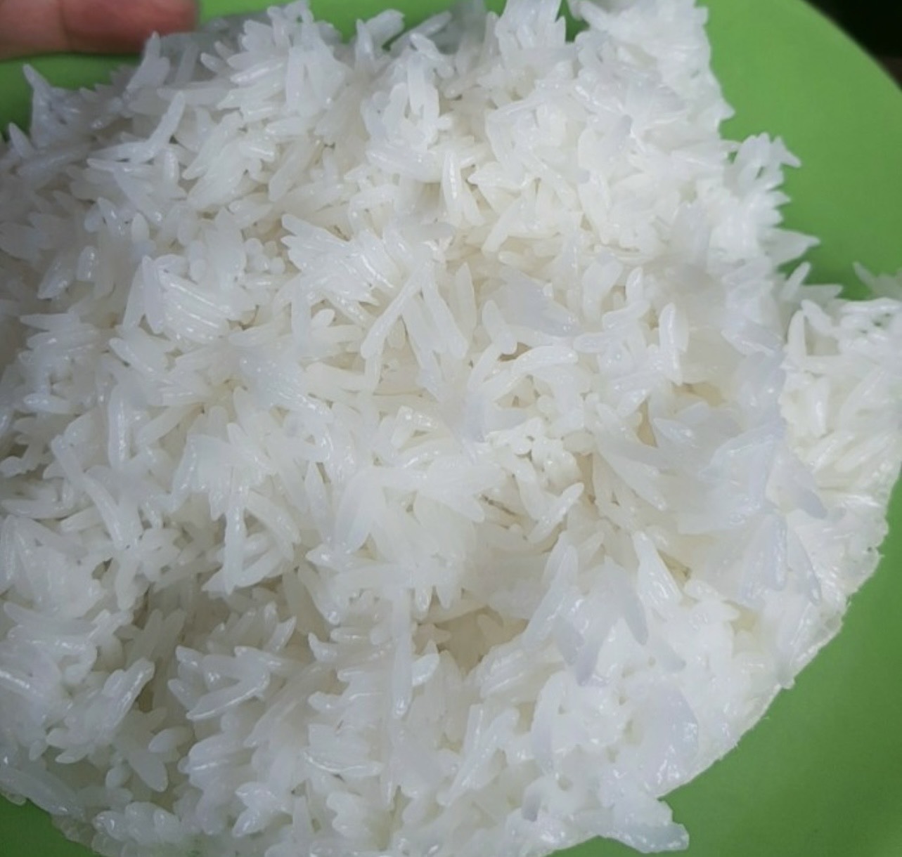 Cơm nấu từ gạo ông Cua ST25 lúa tôm