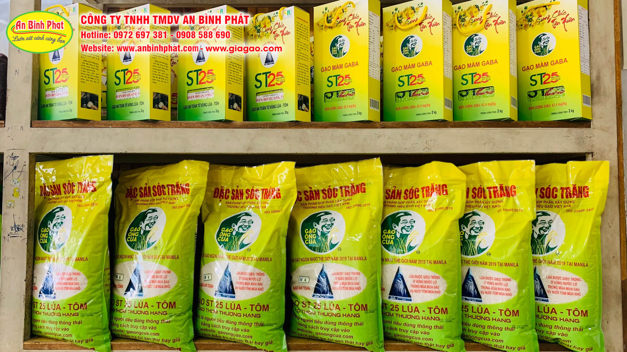 Cửa hàng bán gạo Ông Cua chính hãng tại TPHCM - An Bình Phát