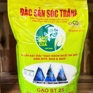 Gạo ST25 chính hãng Ông Cua (bao bì mới nhất)
