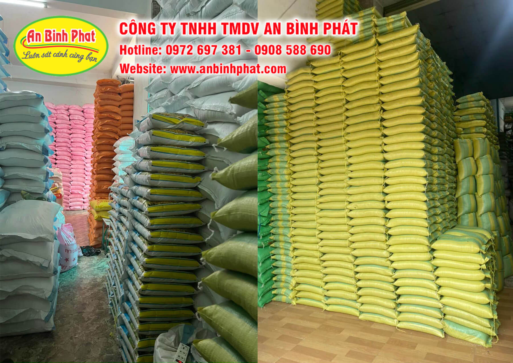 Vựa gạo, kho gạo sỉ An Bình Phát tại TPHCM