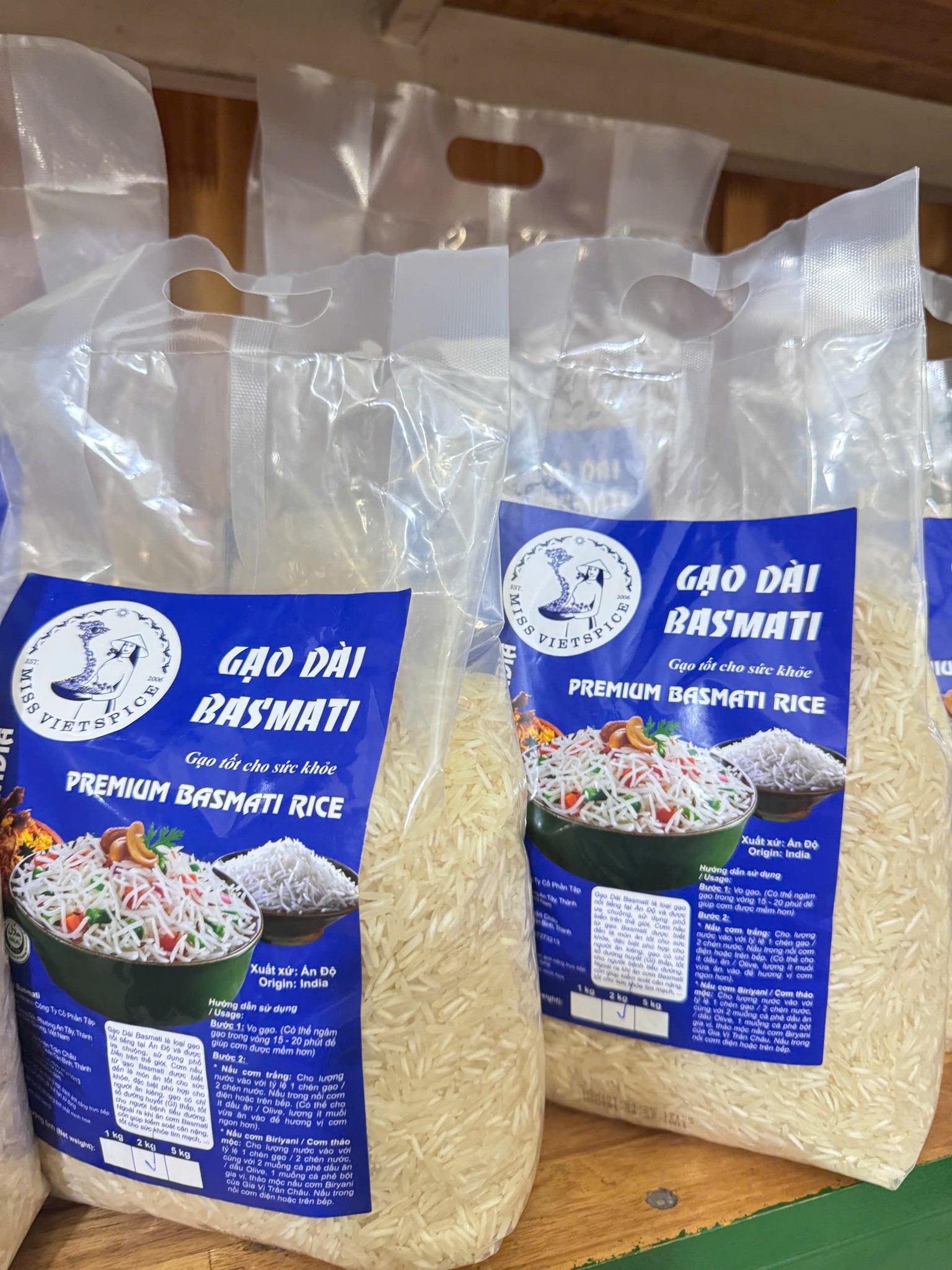 Gạo Basmati nhập khẩu Ấn Độ 